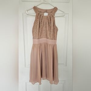 Sequin Hearts Beautiful Blush Dress Size 3